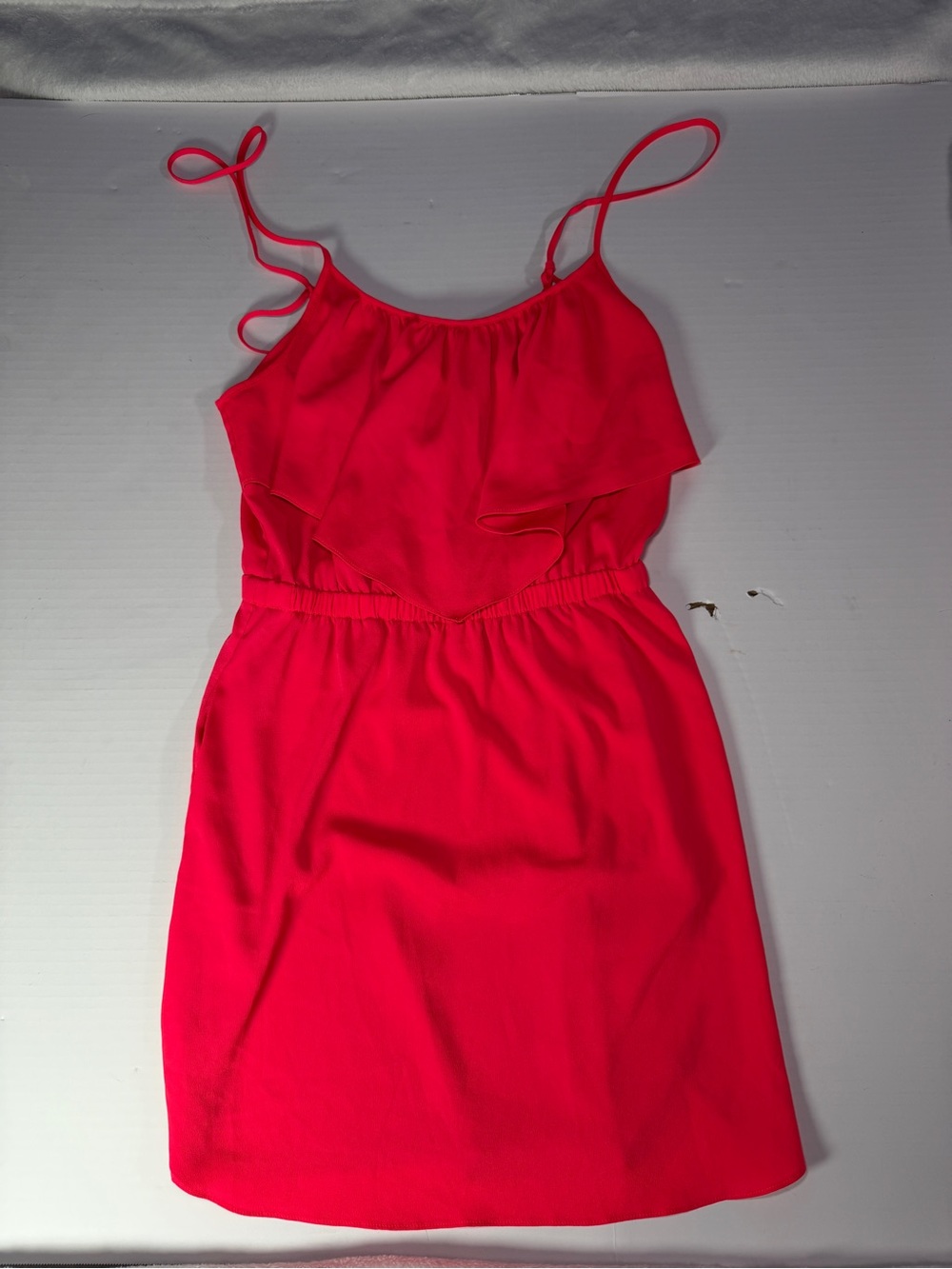 American Eagle Outfitters Bright Pink Spaghetti Strap Dress